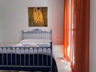 Cama o camas de una habitación en Apartamento Duplex El Tinte