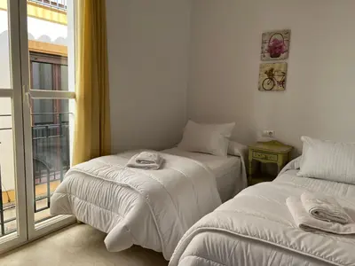 Cama o camas de una habitación en Apartamento Duplex El Tinte