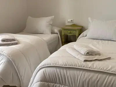 Cama o camas de una habitación en Apartamento Duplex El Tinte