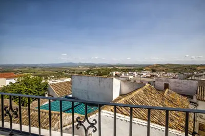 Un balcón o terraza de Panoramic Barrera9 Rural&House&Cordoba