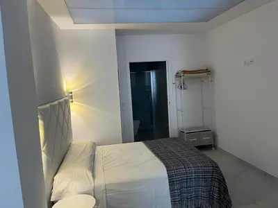 Cama o camas de una habitación en Casa Puerta de Almodovar
