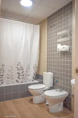 Un baño de Modern Apartment in Peñaflor with Air Conditioning - 85 m²