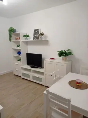 Una televisión o centro de entretenimiento en Fernan Caballero