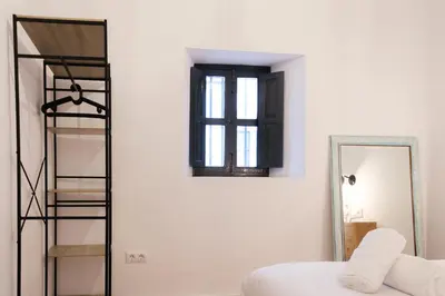 Cama o camas de una habitación en Vista Corral del Conde