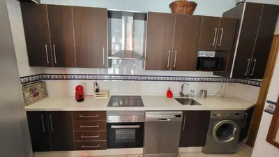 Una cocina o zona de cocina en Exclusivo Apartamento en Linares