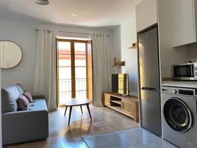Una cocina o zona de cocina en Hispalis Jardines de Murillo
