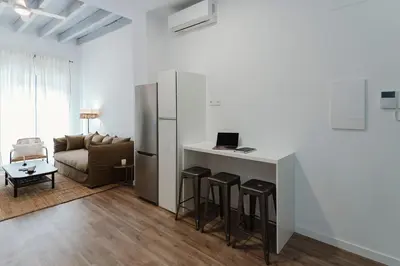 Zona de estar de One&Lux Puñonrostro Bright Minimalist Central Home
