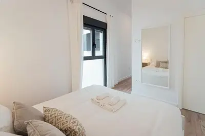 Cama o camas de una habitación en One&Lux Puñonrostro Bright Minimalist Central Home