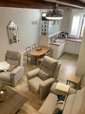 Zona de estar de Casa de los abuelos 6 personas
