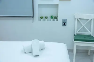 Cama o camas de una habitación en Apartamento en monumento histórico nacional Corral del Conde-duque de Olivares