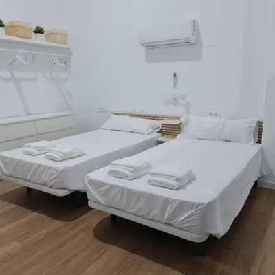 Cama o camas de una habitación en La Victoria 1