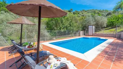 Piscina en o cerca de Casa Los Baenas Casabermeja by Ruralidays