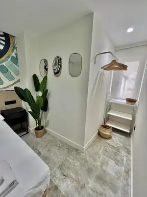 Cama o camas de una habitación en Apartamento Lucano