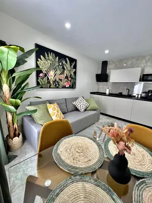 Una cocina o zona de cocina en Apartamento Lucano