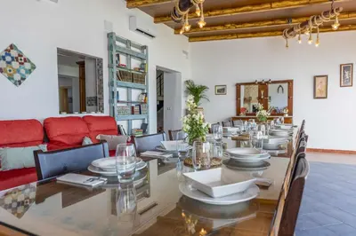 Zona de estar de Casa Rural Maimones.