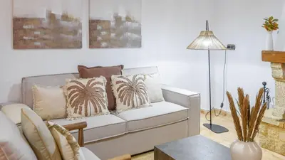 Zona de estar de Villa Paqui Villanueva de la Concepción by Ruralidays