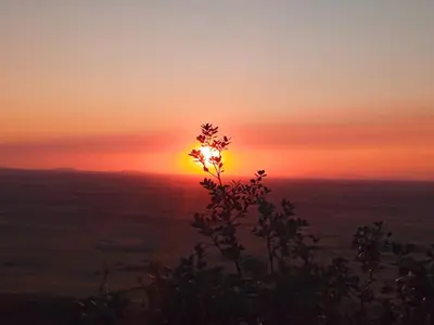 Amanecer o atardecer desde la casa o chalet o alrededores
