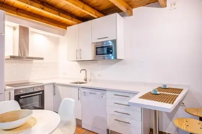 Una cocina o zona de cocina en Apartamento Macarena, en el Centro de Sevilla - cerca de Catedral e Isla Mágica