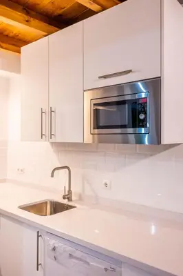 Una cocina o zona de cocina en Apartamento Macarena, en el Centro de Sevilla - cerca de Catedral e Isla Mágica