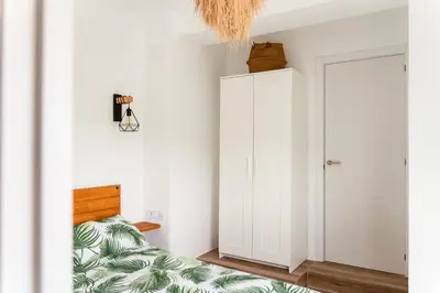 Cama o camas de una habitación en Alojamiento Rural con jacuzzi privado
