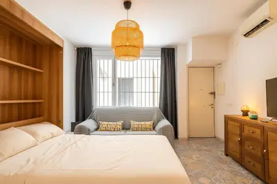 Cama o camas de una habitación en La Puerta del Cielo