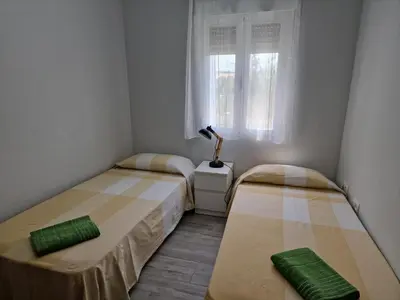Cama o camas de una habitación en DS Ribera, con aparcamiento opcional
