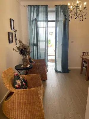Zona de estar de La Casa de Tente