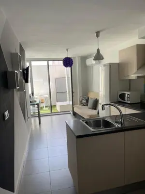 Una cocina o zona de cocina en Alojamiento Turístico Un Mar De Olivos Jaén