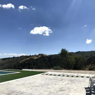 Paisaje cerca de esta villa