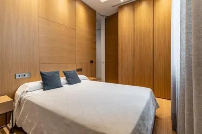 Cama o camas de una habitación en Tendillas Plaza