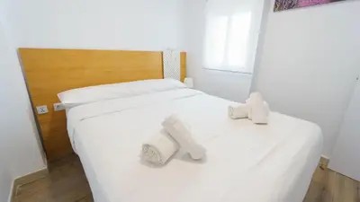 Cama o camas de una habitación en Recién reformado en el centro de Sevilla