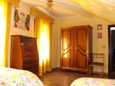 Cama o camas de una habitación en Casa Rural Cuevas del Sol