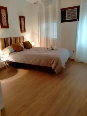 Cama o camas de una habitación en Apartamento Plaza Santa Lucia RENOVADO FEBRERO 2025