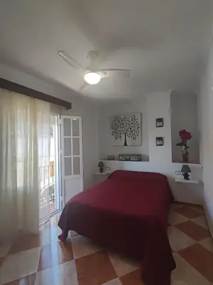 Cama o camas de una habitación en CASA RURAL FERRETE