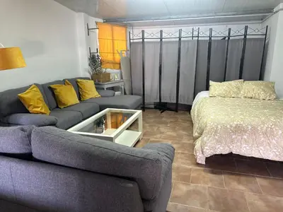 Cama o camas de una habitación en Ballesterin