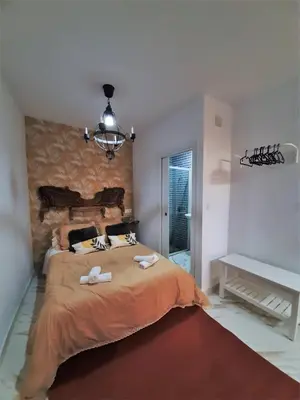 Cama o camas de una habitación en Santa Marta