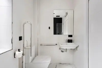 Un baño de Apartamentos Casa del Arco de 2 a 6 personas