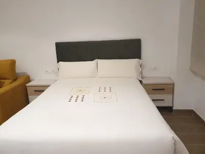 Cama o camas de una habitación en Apartamento Trinidad Grund