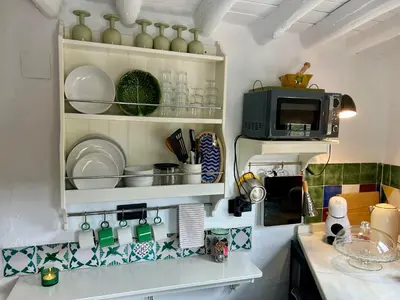 Una cocina o zona de cocina en Las casillas de la Villa: SOLEÁ