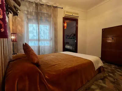 Cama o camas de una habitación en Las Parras House - ViviendaRural en Torredelcampo