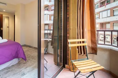 Cama o camas de una habitación en Apartamento Riyadh