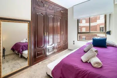 Cama o camas de una habitación en Apartamento Riyadh