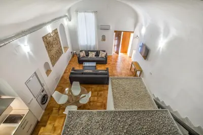 Zona de estar de Luxury Cister Duplex Apartment