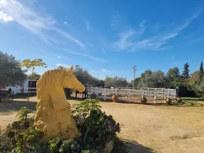 Jardín al aire libre en Finca Rural La Cañera 16 huéspedes