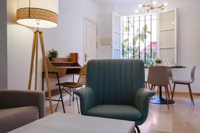 Zona de estar de Lirio Suite Apartment - Private Parking included