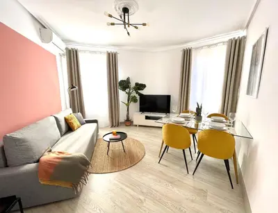Una televisión o centro de entretenimiento en Apartamento el Arcángel de Córdoba