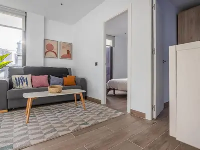 Zona de estar de Nervión Suites 1 - Vacacional Sevilla