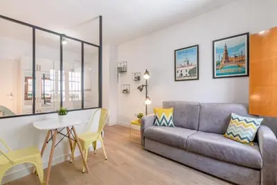 Zona de estar de Loft en Centro Histórico con bicis gratis