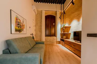Zona de estar de Berenguela Setas Lofts