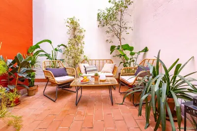 Jardín al aire libre en Great location in the historical center